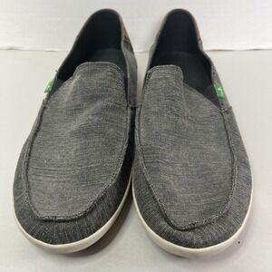 Sanuk Casa‎ Vintage Boat Canvas Loafers Shoes Mens Size 12 EUC!!